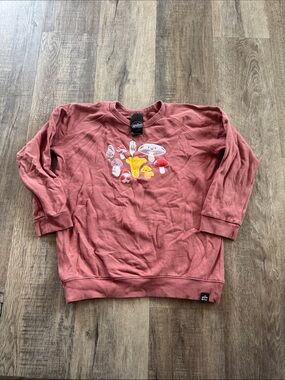 Tea Collection Kids' Rose Mushroom Graphic Sweatshirt